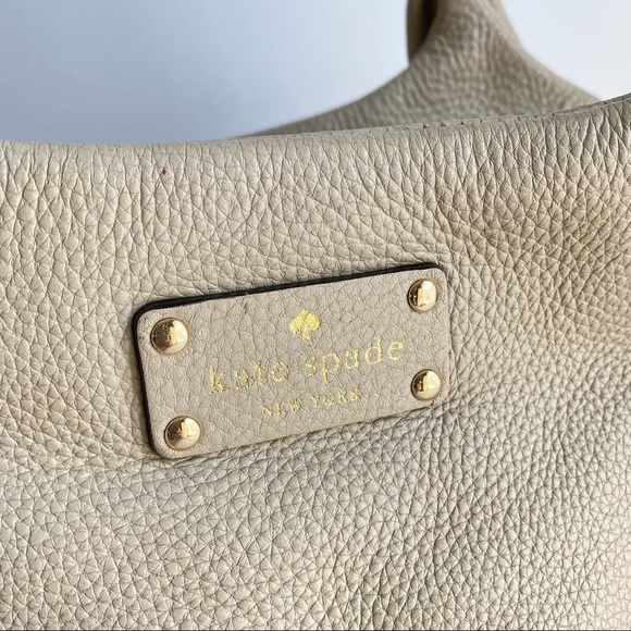 Kate Spade Hobo Bag Berkshire Stevie Purse Y2K Soft Slouchy Real Leather Satchel - Picture 2 of 16